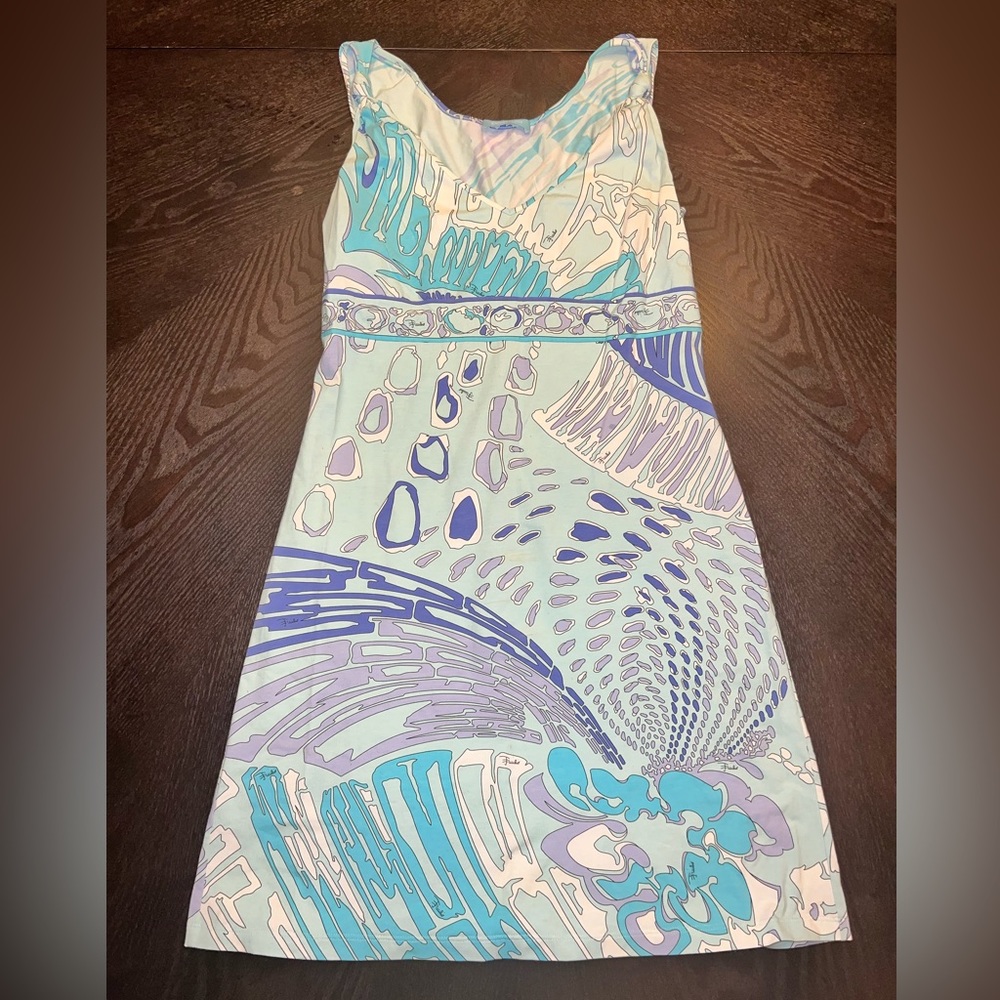 Emilio Pucci Cotton Tank Dress S Vintage